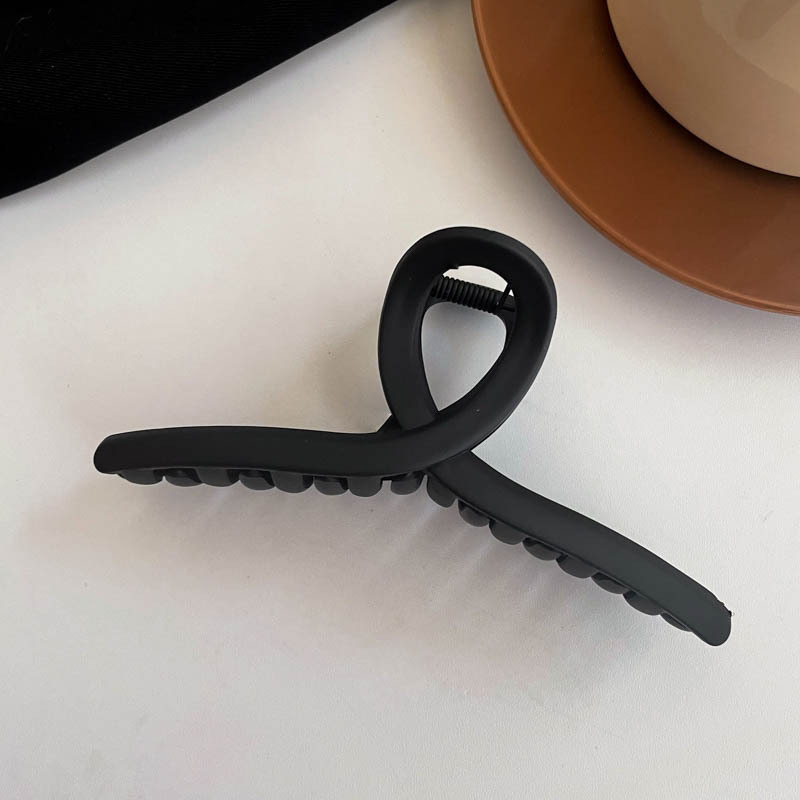 13CM curly hair clip, large hair volume, Korean-style ponytail hair accessory, high-end shark clip wholesale in Yiwu pic 10