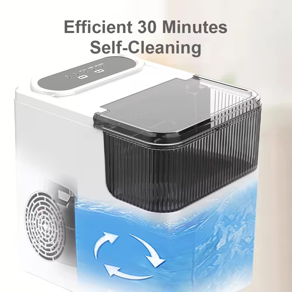 This is a small, fully automatic household ice cleaning machine for low-power dormitory ice blocks made by a global foreign trade source factory pic 15