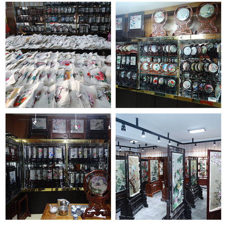 手工苏绣宫扇真丝刺绣宫扇 工艺品扇团扇 非遗手工刺绣苏扇批发详情17