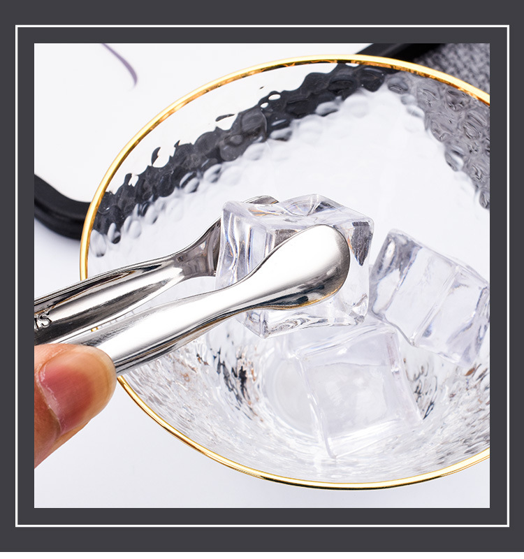 410不锈铁/304不锈钢方糖夹小冰夹 现货加厚没毛刺冰块冰桶夹子冰钳详情19