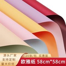 英文报纸花束礼品包装纸英文牛皮纸向日葵包花纸鲜花包装材料批发详情5