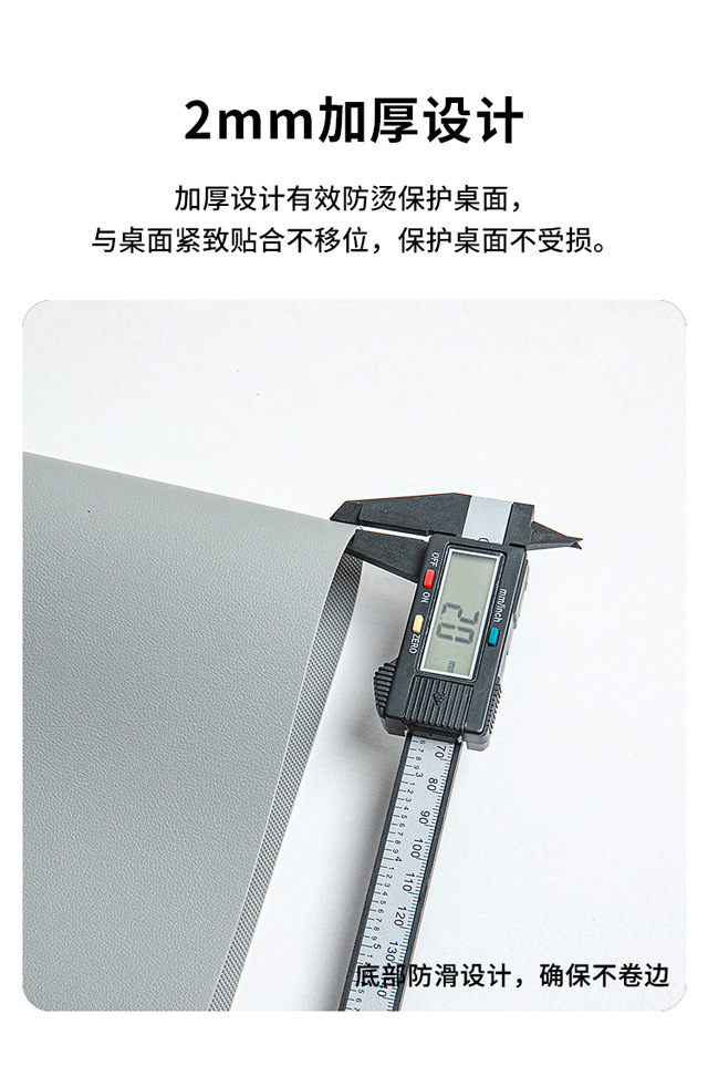 Creative Nordic-style square anti-slip bottom leather placemats, waterproof and oil-proof Western-style heat insulation pads, household heat-resistant pads pic 6