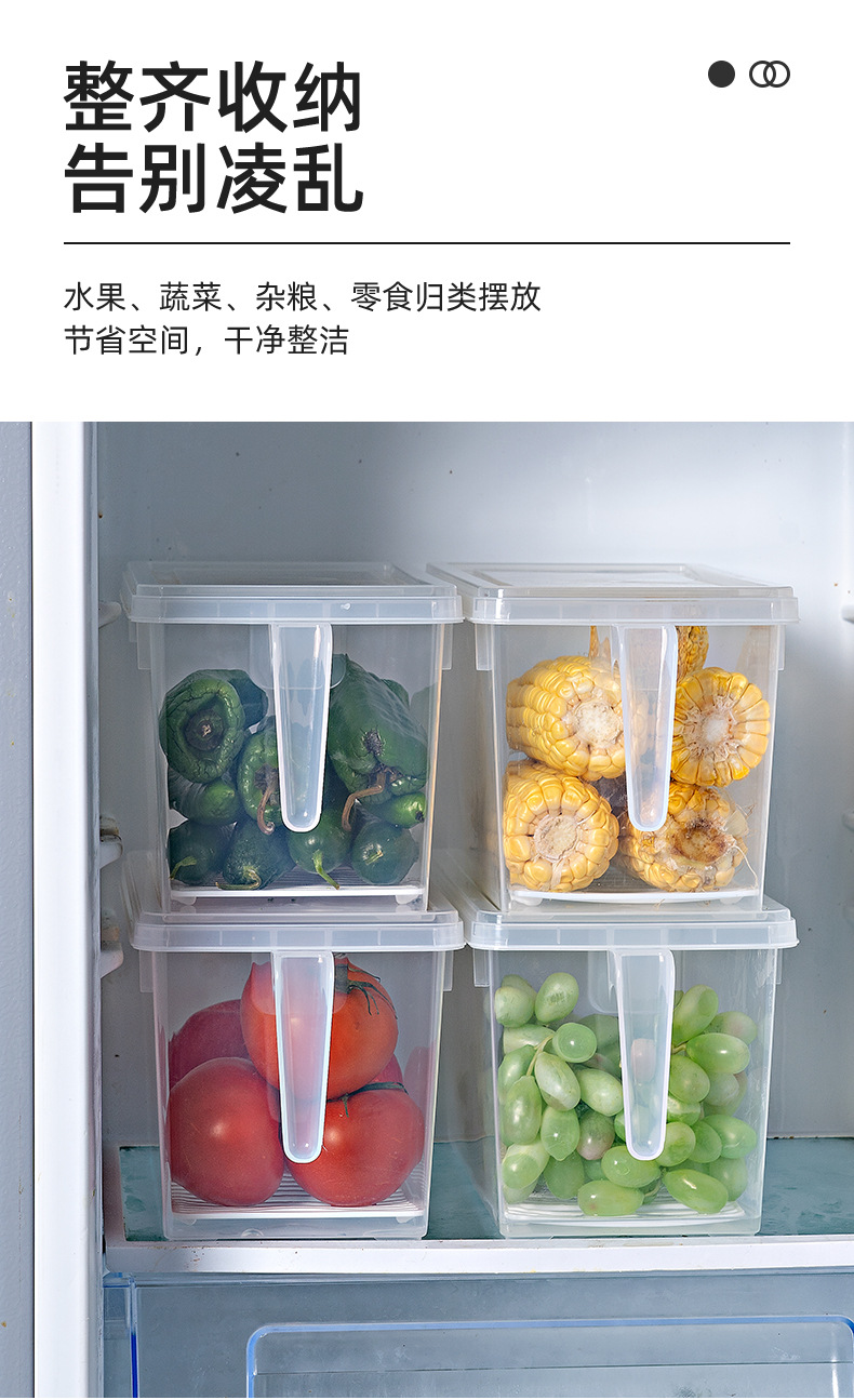 Большая коробка для хранения продуктов, коробка для сбора холодильников, коробка для хранения овощей, битума и битума pic 4