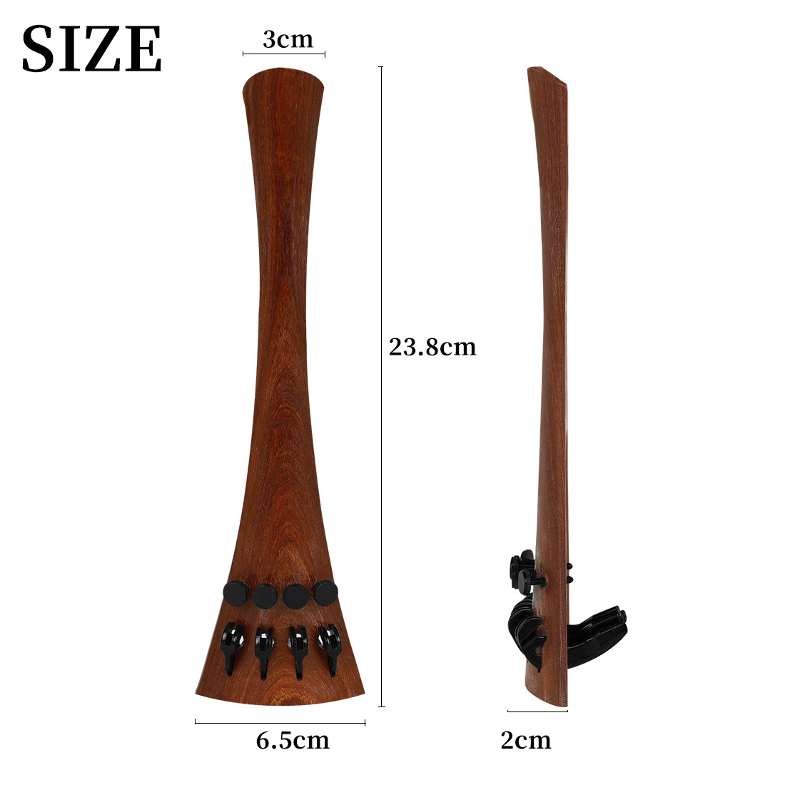 4/4 cello strapping board, rosewood strapping board, comes with 4 fine tuning violin accessories, integrated strapping board wholesale pic 6