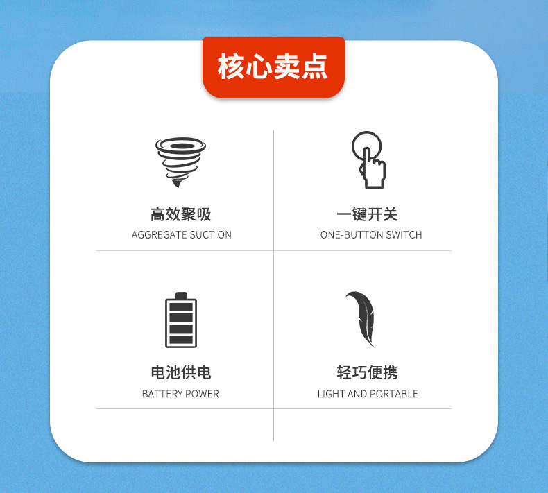 Astronomical 8050 Desktop Mini Vacuum Cleaner, creative cartoon home, office and car vacuum cleaner, desktop dust removal pic 3