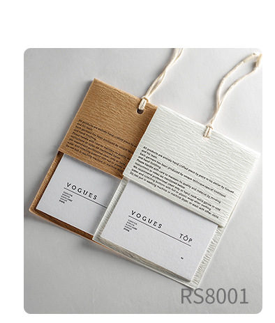 棉麻吊牌定 做LOGO高端女装帆布挂牌定 制衣服丝网印标签制作商标详情36