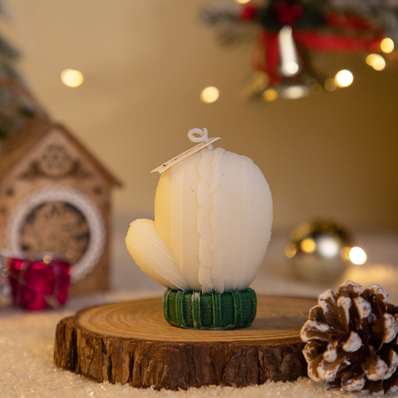 圣诞手套香薰蜡烛伴手礼ins创意家居摆饰套装拍摄道具节日礼品详情18