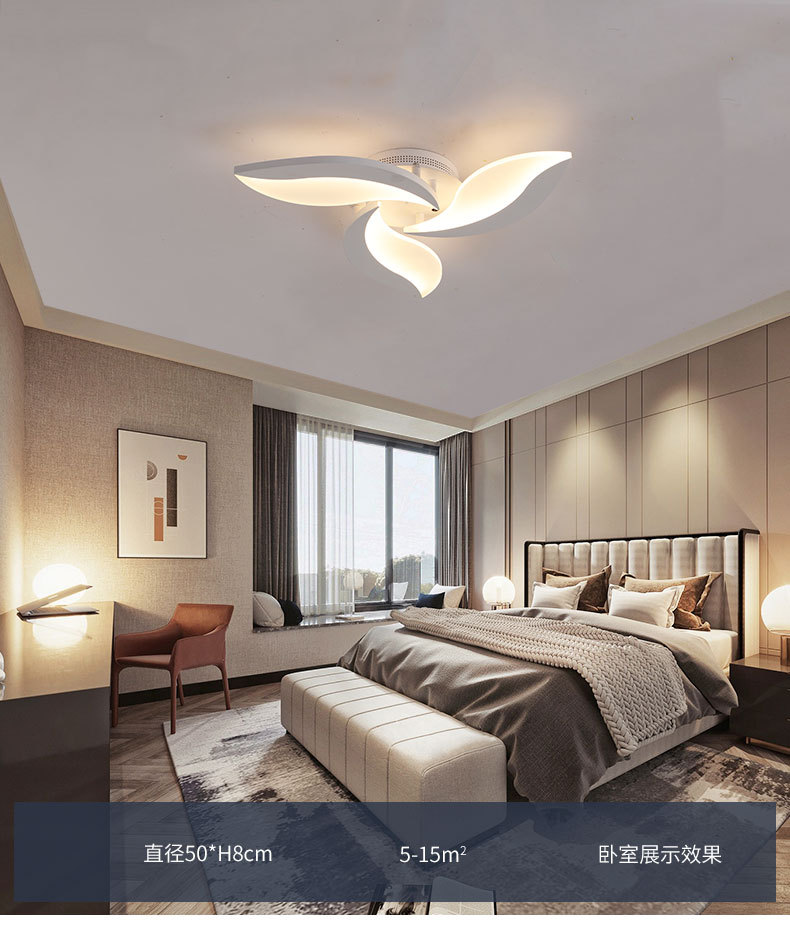 Postmodern minimalist LED ceiling lamps, personalized and creative living room lighting fixtures, grand master bedroom, study lamps, dining room lighting fixtures pic 11