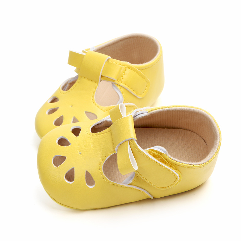 Wholesale of best-selling multi-color perforated baby shoes, anti-slip walking shoes, semi-rubber soles and soft-soled baby shoes 0921 pic 8