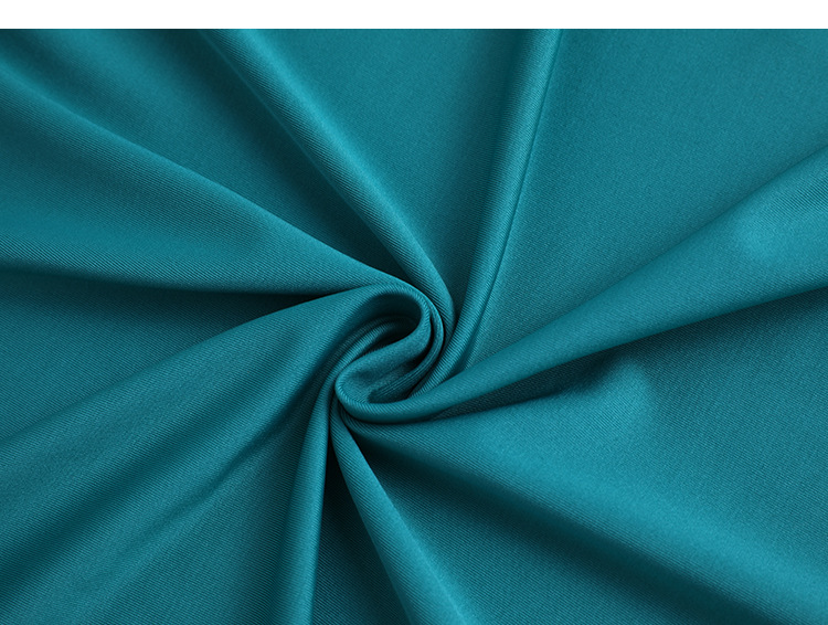 Solid-color milk silk stretch sweat fabric 130g 250g polyester ammonia single-sided knitted fabric ice sleeve pic 5