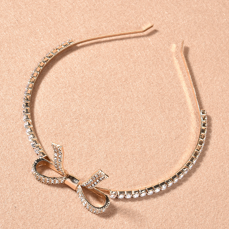 Mai Lang Japanese and Korean bride wedding dress, water diamond bow, hair band, headwear, accessories, banquet crown, hair accessory pic 24