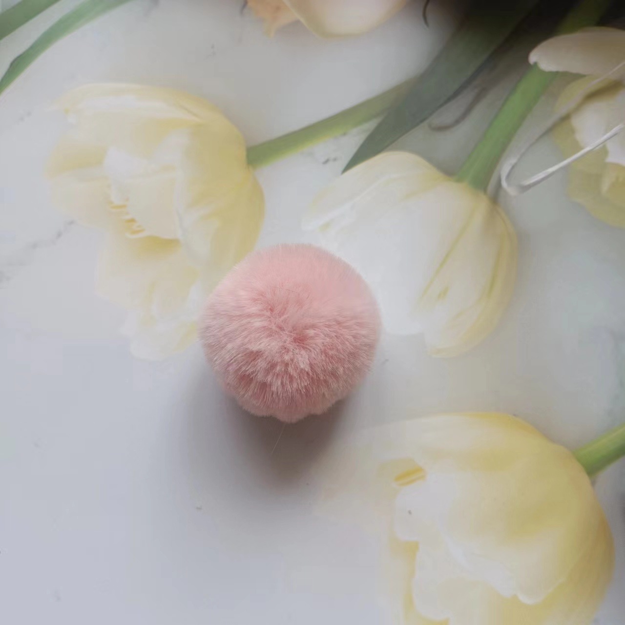 批发3-5厘米仿兔毛小毛球服饰鞋帽毛绒辅料头饰发夹diy毛球配件详情10