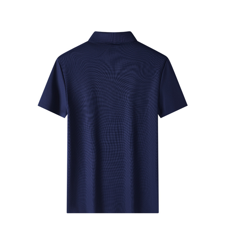 夏季男士冰丝短袖t恤清爽透气细腻柔软休闲轻奢商务舒适polo衫详情13