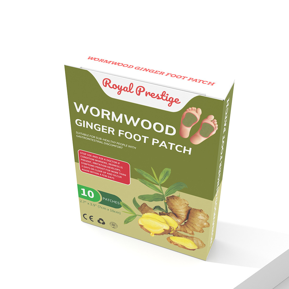 Mugwort and ginger foot patches, mugwort leaf and ginger heating and warming foot patches, household foot sole patches wholesale factory direct sales pic 27