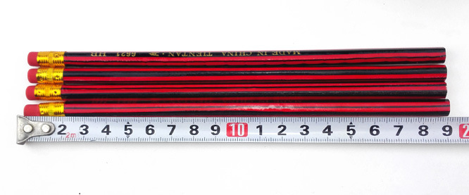 C1631 Ten red pencils, cultural student supplies, wholesale for 2 yuan at a 2-yuan store in Yiwu pic 6