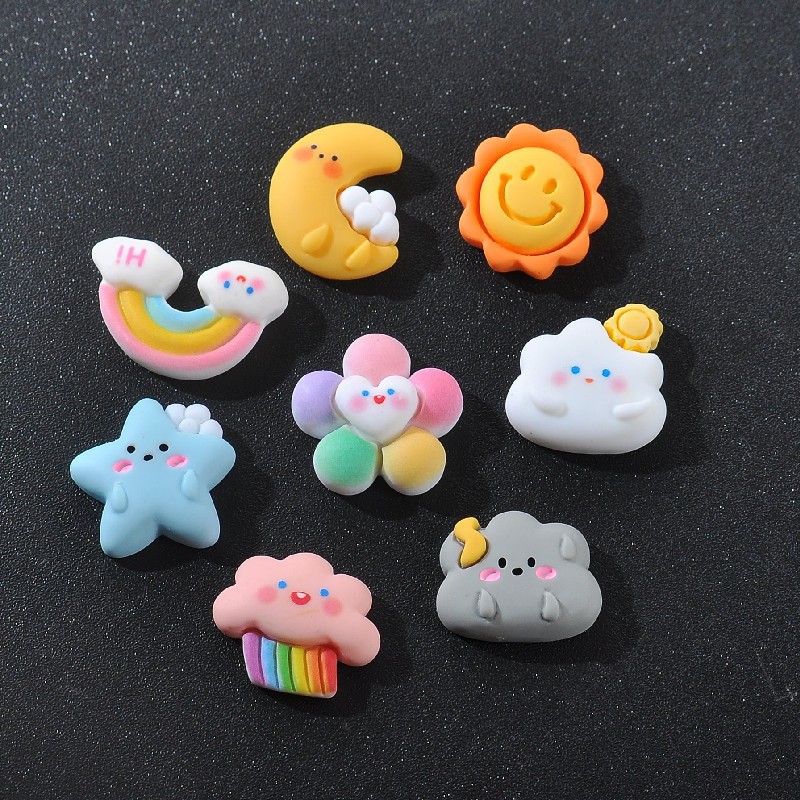New diy small accessories for food and play refrigerator stickers, versatile resin accessories, fashionable cartoon and cute stickers pic 34