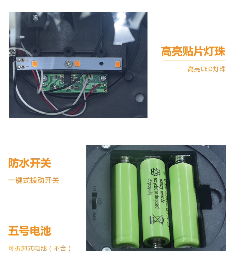 New faux LED carbon flame lamp, fashionable and retro wind lamp, fireplace wind lamp, hand-held lantern ornament pic 5