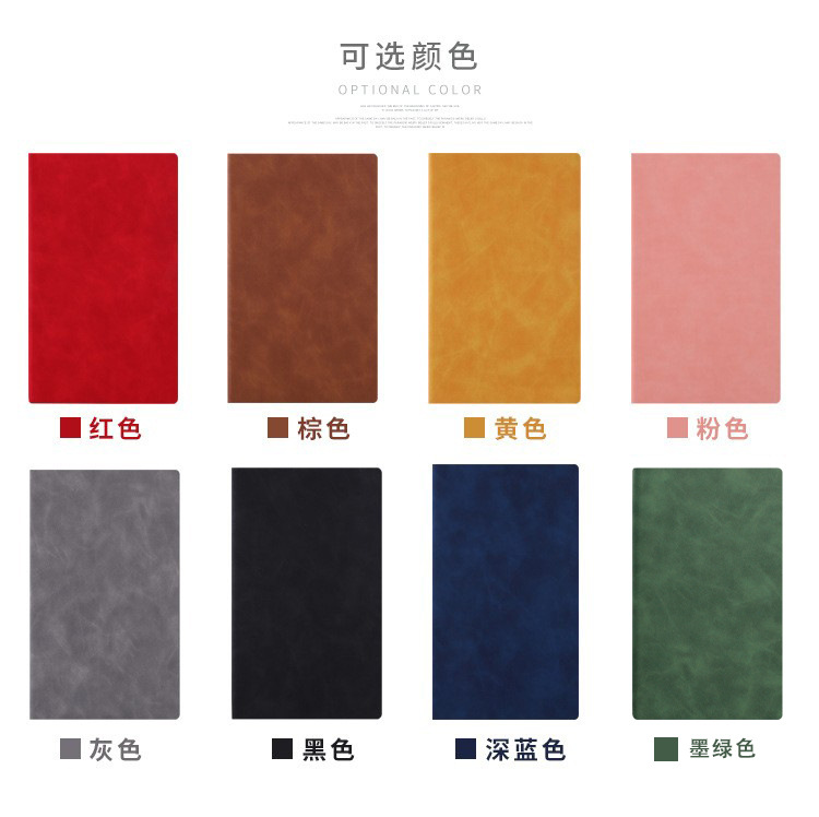 Customized logo set cover a5 for sheepskin notebooks, wholesale of handbooks, record books and notepads pic 17