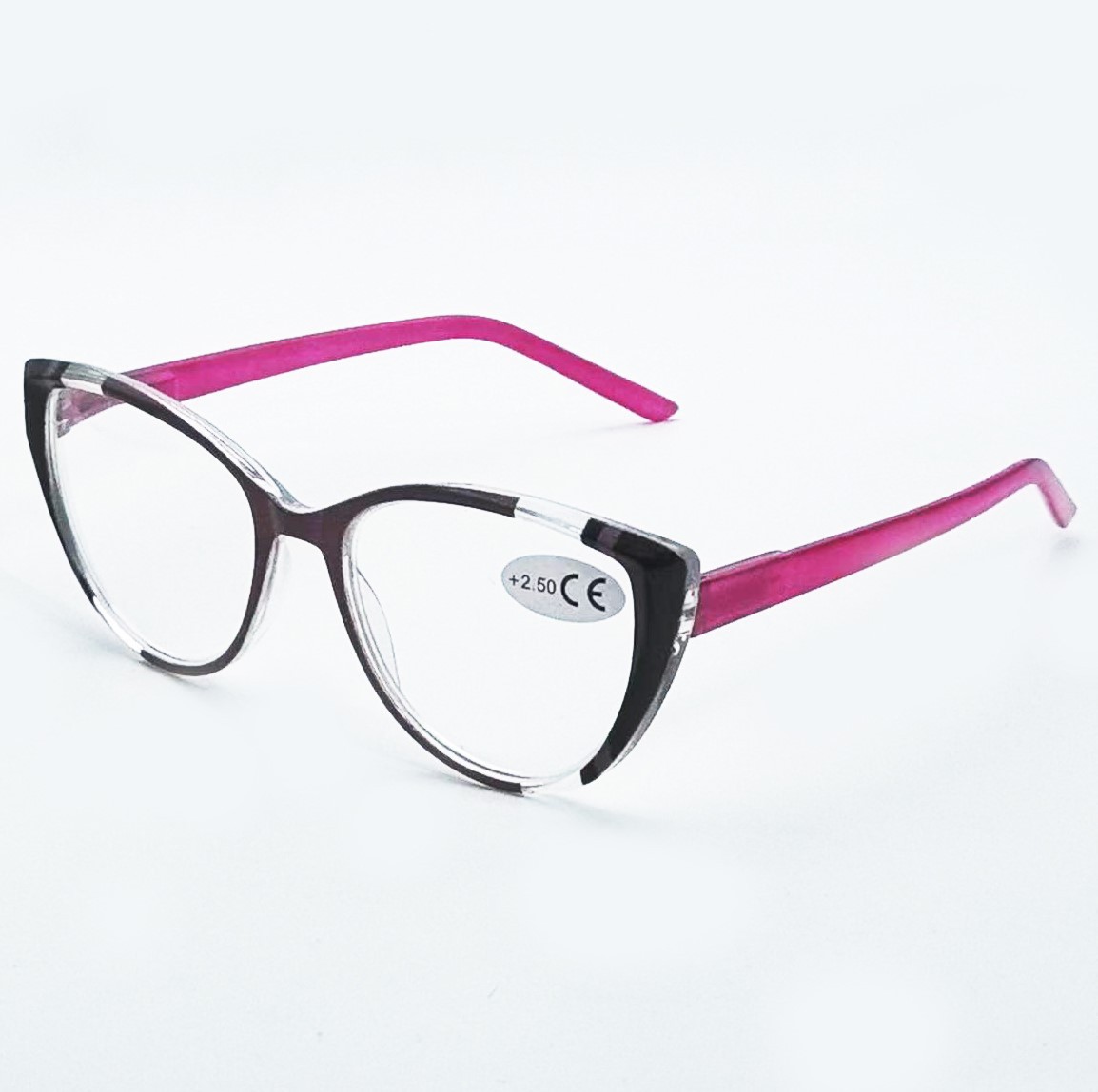 Cat-eye reading glasses 2025 new style, fashionable cross-border slingshot, high-end and trendy, source factory for middle-aged and elderly reading glasses pic 3