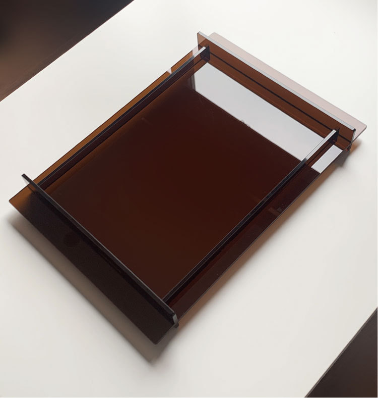 轻奢家用卧室化妆品收纳盒亚克力水果托盘杂物收纳盘创意实用果盘详情13