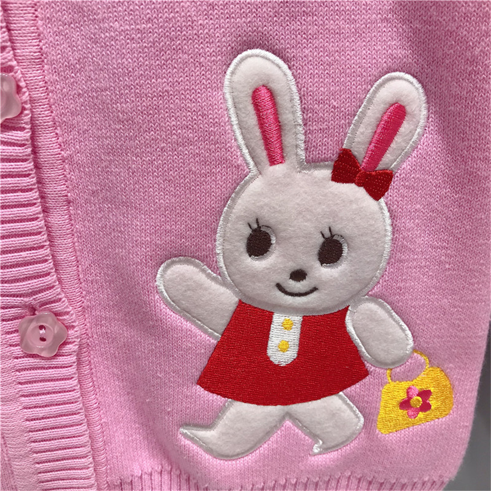 日系mikiclever童装招代理女童春款粉色公主风针织衫毛衣MR430702详情7