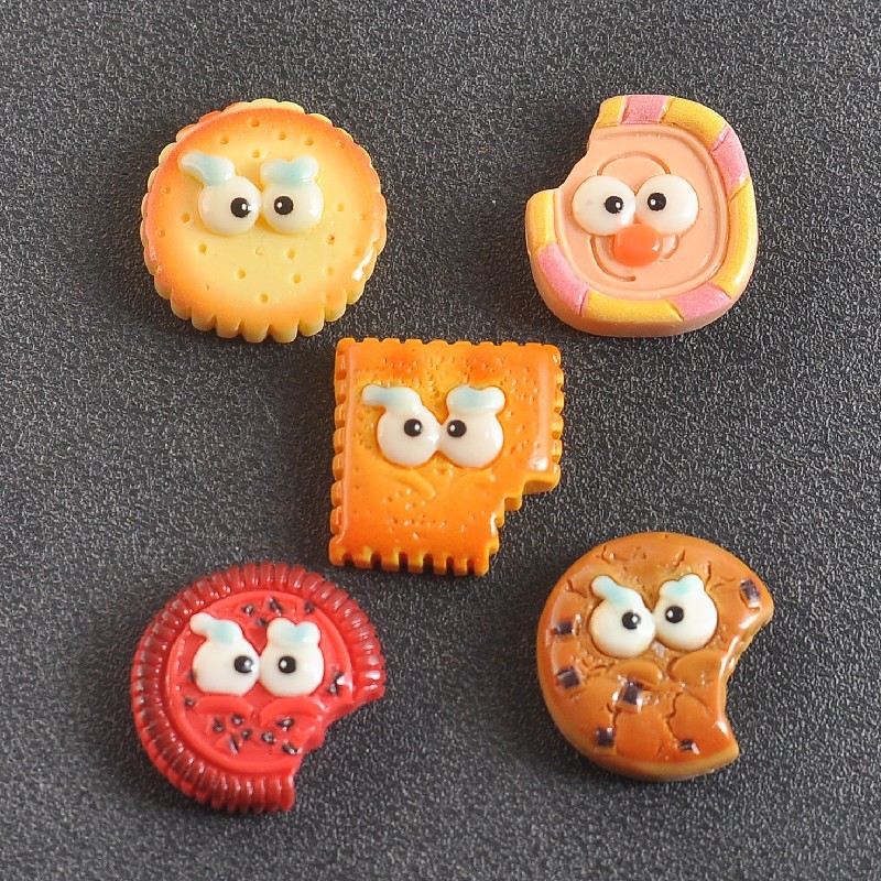 New diy small accessories for food and play refrigerator stickers, versatile resin accessories, fashionable cartoon and cute stickers pic 7