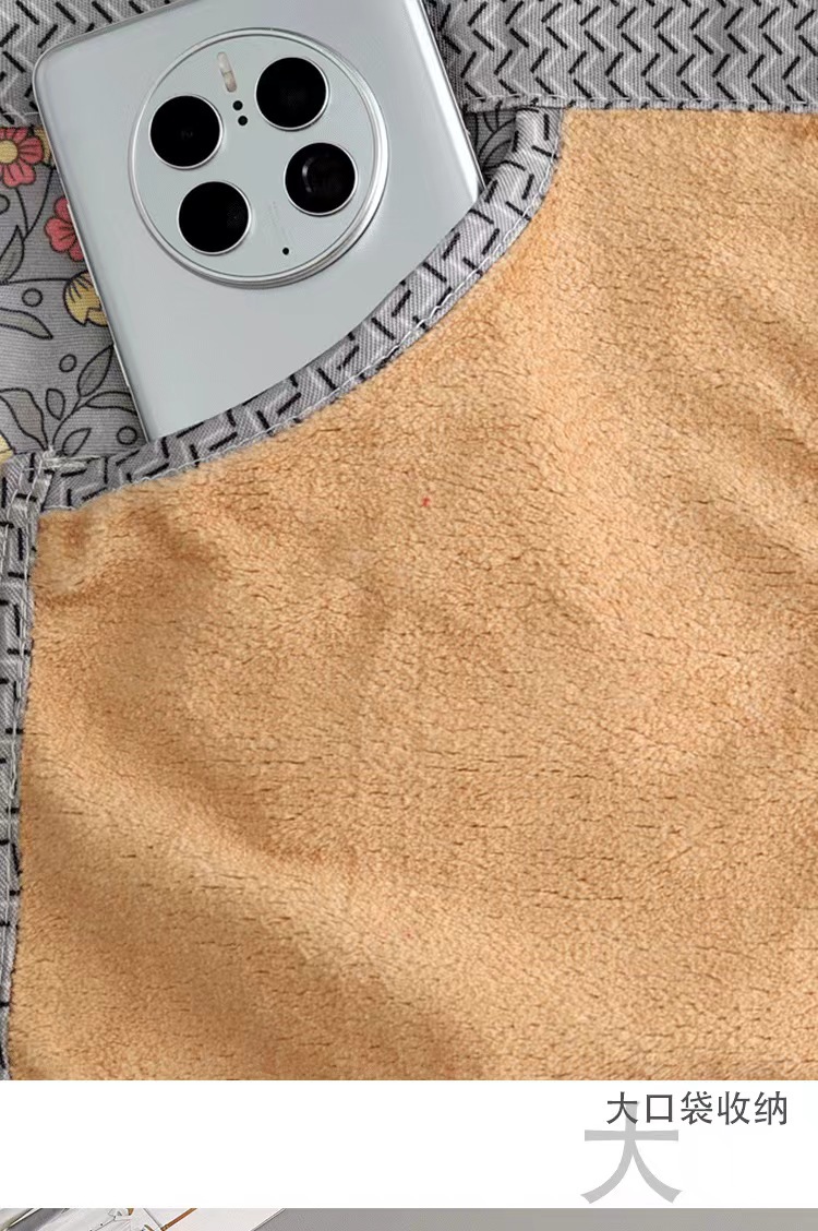 Cotton breathable summer half-length apron, stain-resistant and wear-resistant canvas, cute for girls, kitchen and catering special half-length waistband pic 7