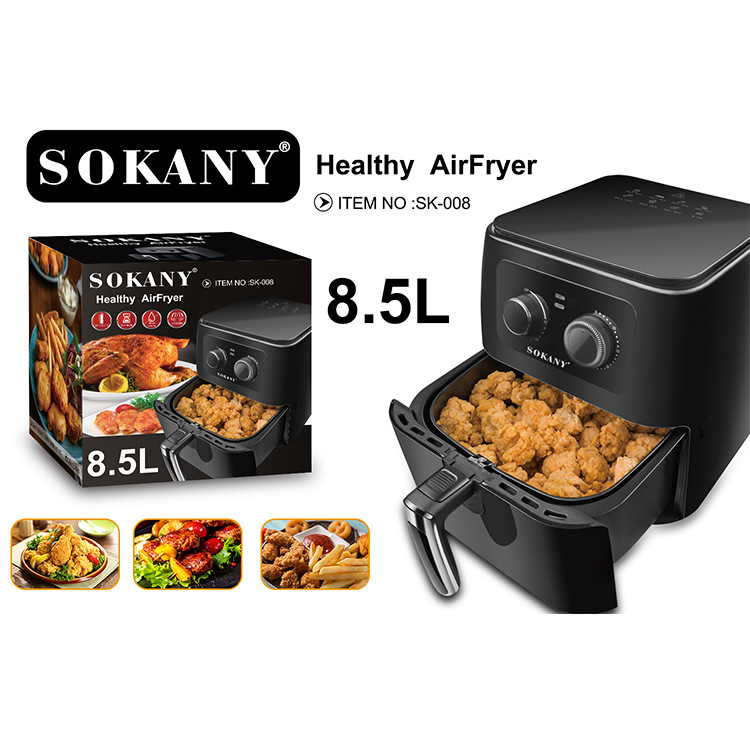 Cross-border SOKANY005 oil-air fryer, a new fully automatic multi-functional large-capacity fryer for home use pic 11