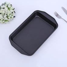 Steak frying pan 20-28cm, non-stick iron foldable steak pan, thickened striped square barbecue plate, wholesale for export pic 15