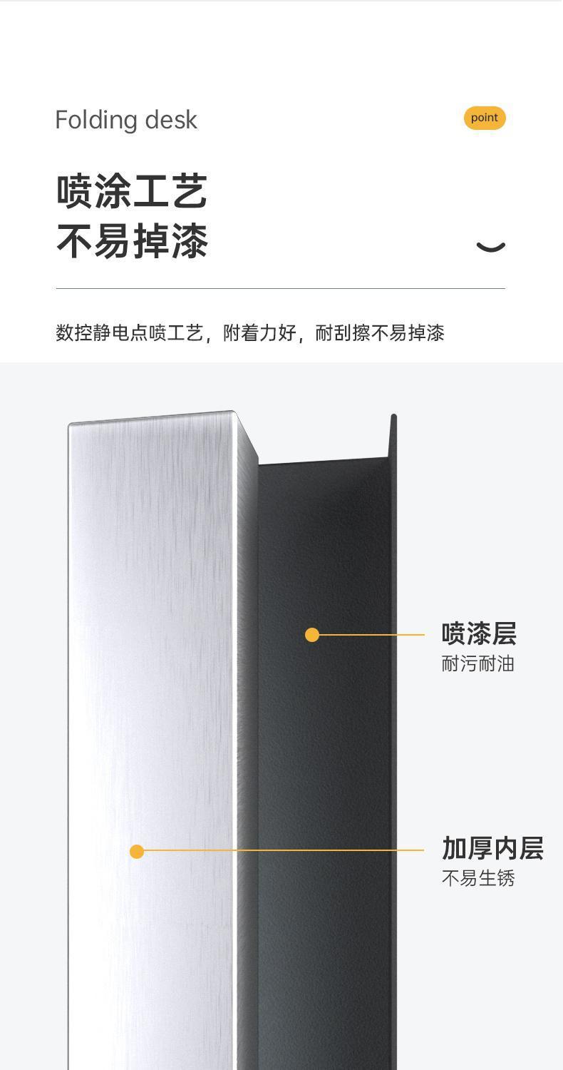 书桌租房电脑桌折叠免安装卧室写字桌学生宿舍简约家用简易小桌子详情24