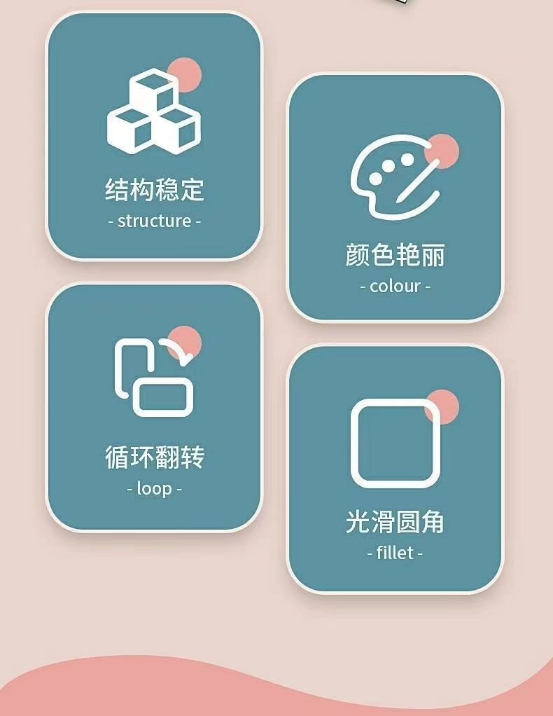 抖音立体百变无限魔方几何3d立体儿童益智磁性魔方上课解压小玩具详情2