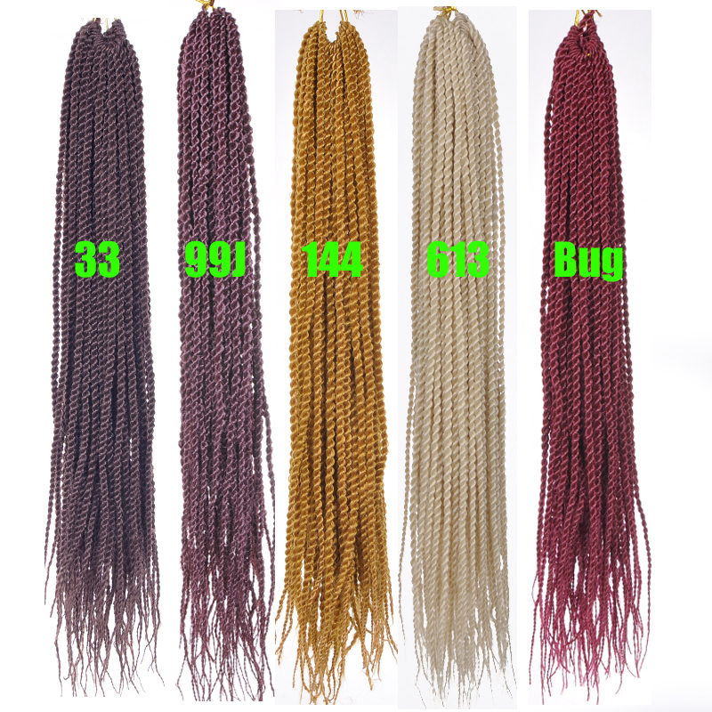 假发女长直发 黑人脏辫 Senegal braid hair 手搓辫长发详情6