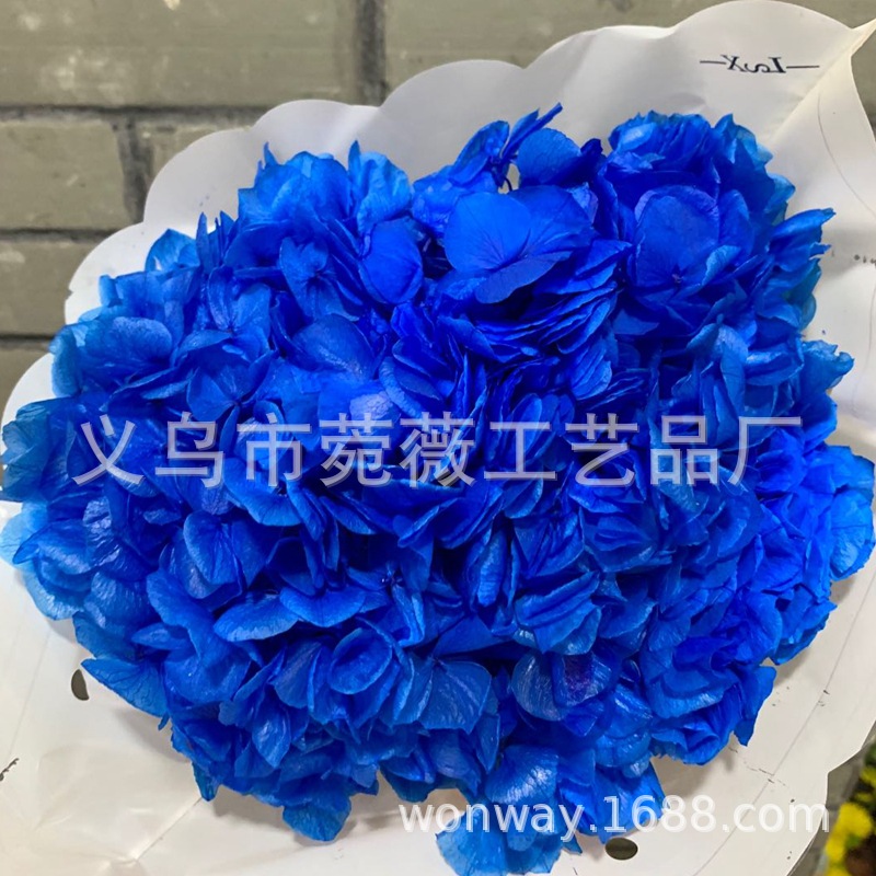Natural plant, evergreen, large-leaf hydrangea, flower arrangement, handicrafts, soft furnishing grass pic 9