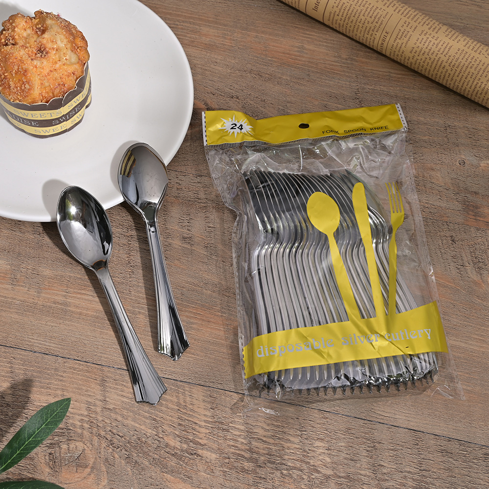 24 sets of multiple selectable spoon sets for cake shops, desserts, tableware and spoons, wholesale from the manufacturer pic 10