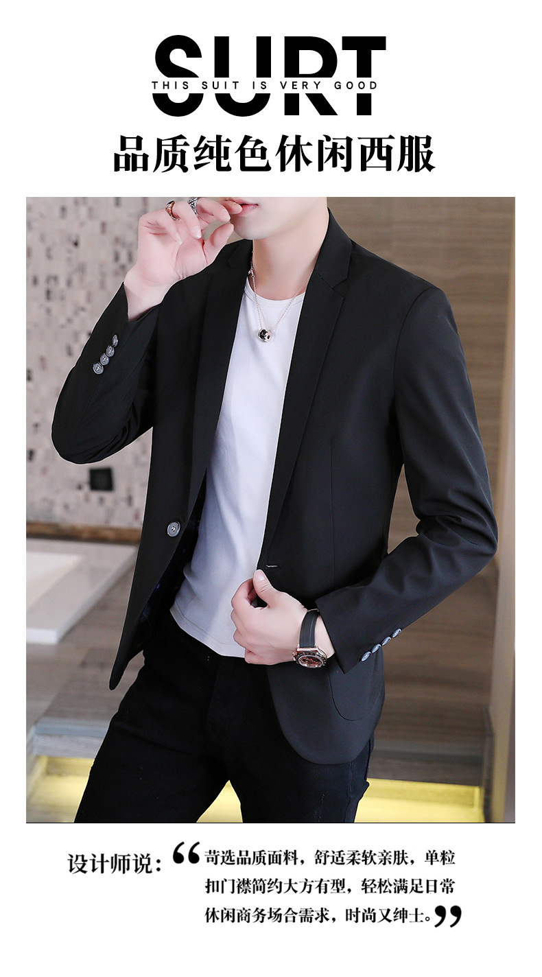 Primavera/otoño 2022 nuevos trajes casuales para hombre versión coreana trajes para hombre trajes para hombre chaquetas de alta gama para hombre pic 2