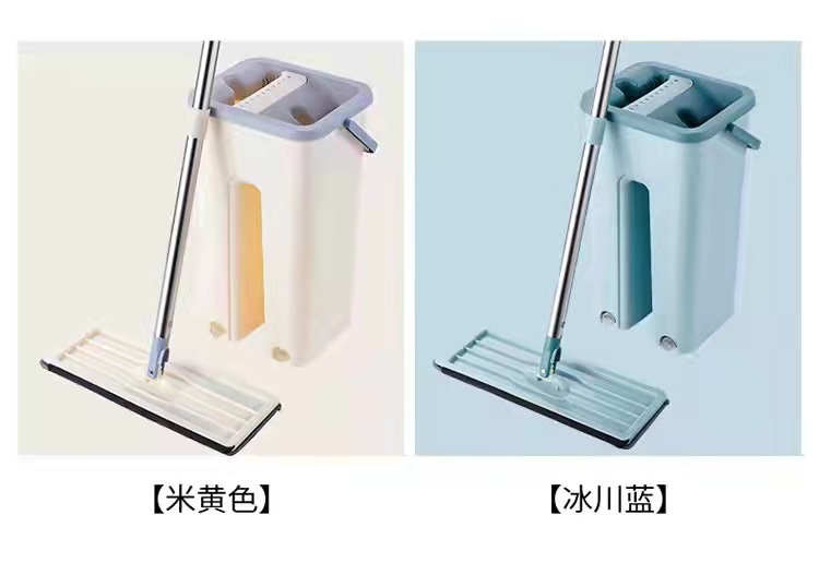 Hand-free flat mop, household rotating dry and wet dual-purpose lazy mop, Douyin gift scratch-off mop 0663 pic 6