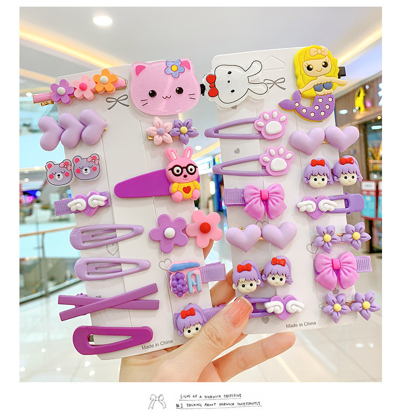 儿童网红发夹头饰2022年新款小女孩发卡女童可爱宝宝刘海碎发夹子详情6