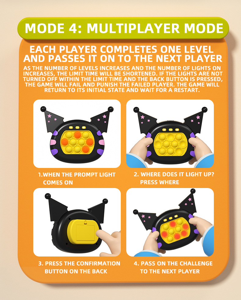 爆款益智解压 玩具 Quick PUsh打地鼠速推游戏机槐兴8888详情14