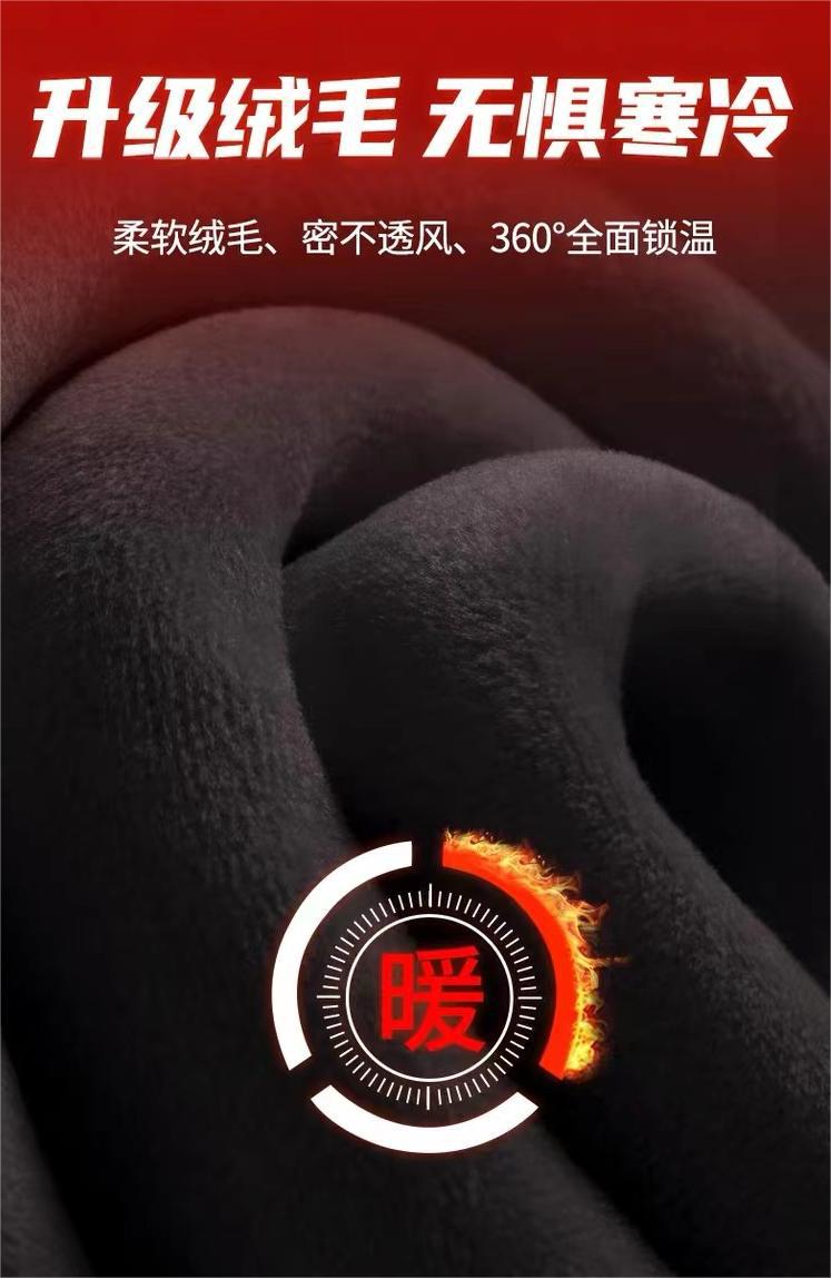 加绒卫衣男秋冬款潮牌加厚圆领宽松上衣复古重磅加厚新款卡通LOGO详情12