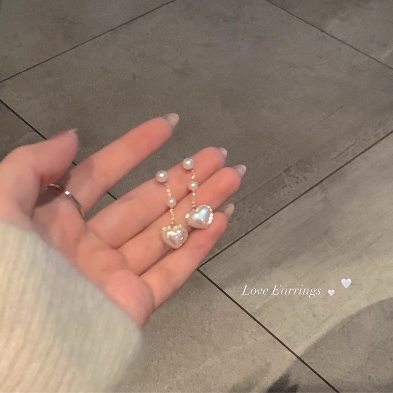925针ins风珍珠耳钉女百搭耳环高级感气质耳饰摆地摊夜市爆款批发详情9