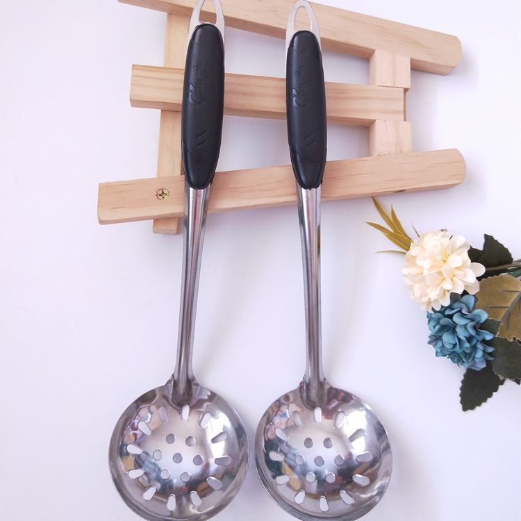 Black long-handled hot pot strainer, large-eyed strainer, hot pot spoon wholesale 1 yuan 2 yuan pic 4