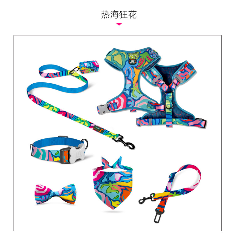 跨境新品时尚印花领结宠物配饰猫狗蝴蝶结装饰宠物猫狗节日礼品详情14