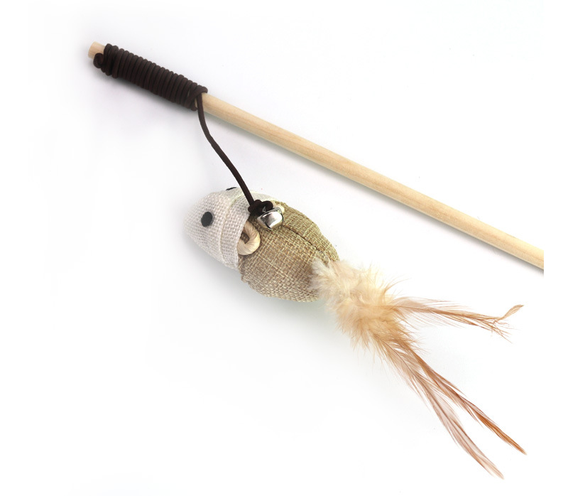 New wooden cat toys, feather bells, mouse cat toys, interactive cat toys and cat supplies in stock from the manufacturer pic 11