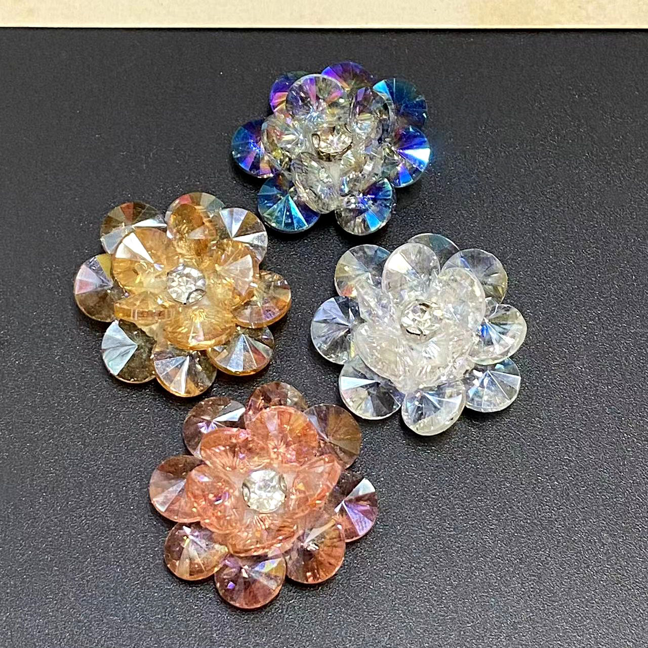 水晶手工花发饰配件鞋子帽子服饰辅料配件发箍发夹配件  厂家直批详情7