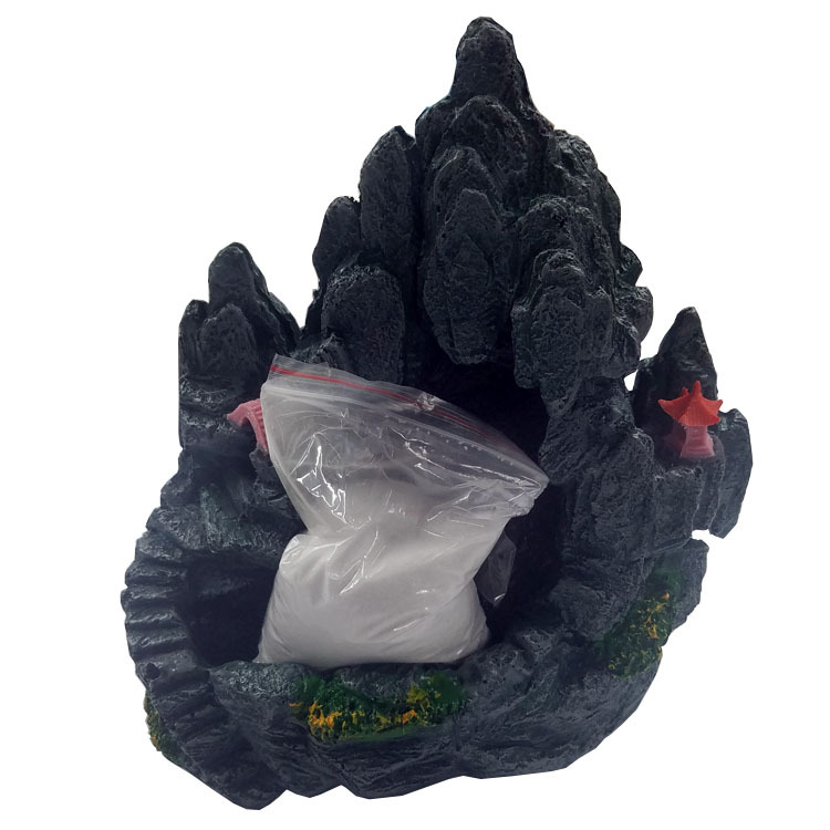 水族用品批发厂家批发鱼缸假山树脂造景装饰品瀑布流沙摆件详情35