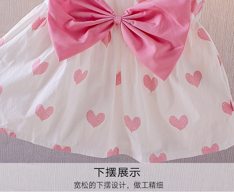 A free shipping summer dress for girls, a stylish Korean-style baby princess dress, a summer halter dress, a one-year-old baby dress pic 25