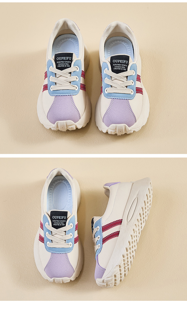 ins韩版阿甘鞋女潮2024秋季新款增高学生运动跑步休闲鞋街拍XFG27详情19