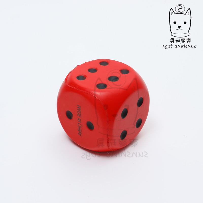 Cross-border factory soft solid dice, pu foam sponge balls, rounded corner squares, large color pieces promotional game handicrafts pic 18