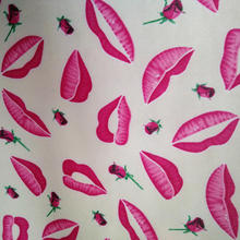 色丁印花彩色格子布印花发泡印花面料发泡pvc涂层详情6