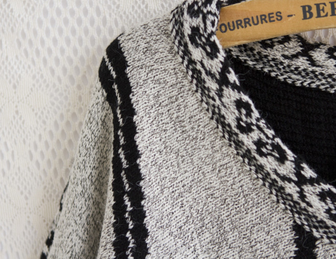 秋冬新款流苏套头披肩蝙蝠袖园领毛衣针织衫斗篷外套详情19